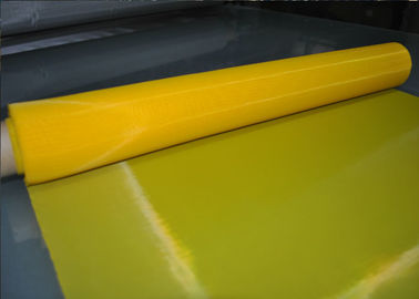 Tekstil Baskı için 80T Sarı Polyester İpek Serigrafi Mesh, 30-70m / Rulo
