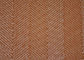 Dayanıklı Polyester Hasır Kemer Kükürt Giderme Filtre Bezi Ekran 27508 Kahverengi Renk