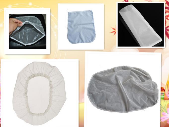 FDA LFGB Kenevir Organik Pamuk Naylon Filtre Torbası / Kahve Suyu İçin