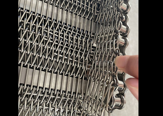 İyi bir fiyat. Gıda sınıfı paslanmaz çelik metal tel örgü zincir taşıyıcı kemeri fırın tünelleri için ısıtıcı dondurma çevrimiçi