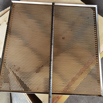 İyi bir fiyat. Özel Boyut 304 Paslanmaz Çelik Perforasyonlu Metal Ağı Flat Yaprak Tabakları Fırın Pişirme için çevrimiçi