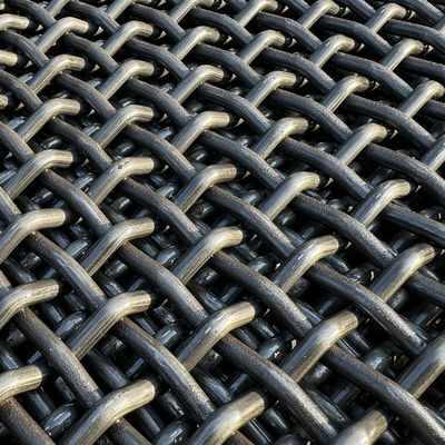 İyi bir fiyat. Mangan Çelik 65Mn Maden titreşimli Crimped örülmüş ekran Filtre Maçı Kum Çakıl Taş Quarry Crusher için çevrimiçi