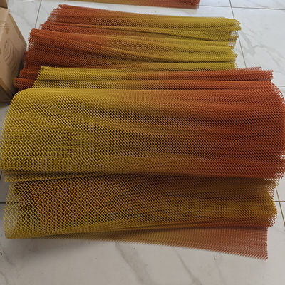 İyi bir fiyat. Customized Double tone  Aluminium Chain Link Wire Mesh coil Curtain ceiling  for Hotel or restaurant interior  architectural decoration çevrimiçi