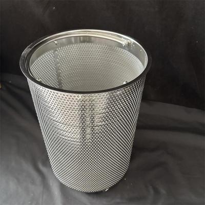 İyi bir fiyat. Stainless Steel Cylinder Mesh Screen Filter Tube Woven Wire Mesh Strainer Round Perforated Filter Basket çevrimiçi