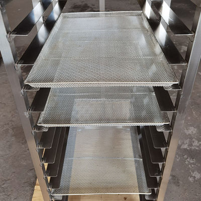 İyi bir fiyat. Custom Size Food Grade 304 Stainless Steel Drying Rack Trolley for 600x400 Trays çevrimiçi
