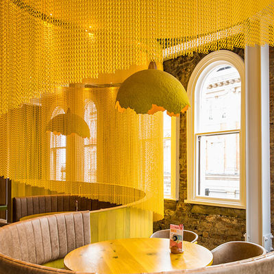 İyi bir fiyat. Custom color Metal Chain Curtains Aluminium Chain Fly Screen for Door & Room Divider çevrimiçi