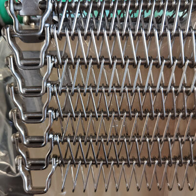 İyi bir fiyat. 304 Paslanmaz Çelik Hızlı Dondurma Soğutma Kulesi için Spiral Metal Tel Ağ Taşıyıcı Kemeri çevrimiçi