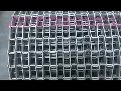 Paslanmaz çelik 304 bal kovanı taşıyıcı kemeri büyük duvarlı bal kovanı düz şeritli tel örgü kemeri