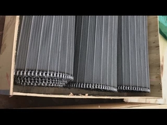 Gıda sınıfı yüksek sıcaklığa dayanıklı paslanmaz çelik kablo örgü taşıyıcı bantı