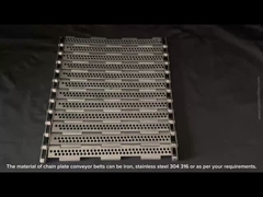 Paslanmaz çelik 304 316 delikli levha taşıyıcı kemeri