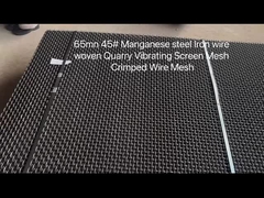 65mn 45# Mangan Çelik Demir Tel Dikiş Maden Vibrating Screen Mesh Crimped Wire Mesh