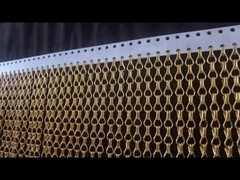 Dekoratif Alüminyum Çift Kanca Bağlantı Ekran Ağı