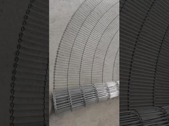 paslanmaz çelik merdiven tel örgü çikolata enrober taşıyıcı bant