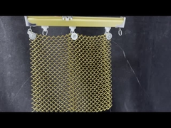 Altın Alüminyum Dekoratif Bobin Ağı Tavan Perde