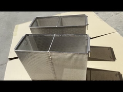 Çifte katmanlı paslanmaz çelik tel örgü filtresi sepeti