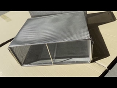 Özel çift katmanlı paslanmaz çelik tel örgü sepeti