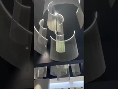 Paslanmaz çelik kaynaklı halka dekoratif mesn ekran