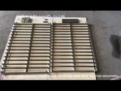 Çok Katmanlı Ss304 SGS Fırın Tepsisi Raf Arabası