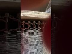 304 Tünel Dondurucu Tel Örgü Konveyör Bandı Isıya Dayanıklı