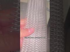 Paslanmaz Çelik Tel Örgü Bileşik Dengeli Dokuma Konveyör Bant Kord Dokuma Konveyör Bant