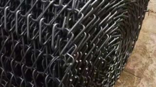 Kurşun patlatma makinesi için kullanılan tel örgü taşıyıcı bantı