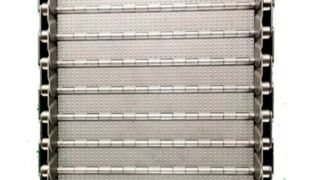 Metal Yüksek Karbon Çelik Menteşeli Hurda Talaş Zincir Plaka CNC Makinesi için Çıta Örgü Konveyör Bant