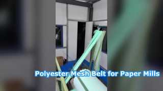 Kağıt Fabrikaları için Polyester Kurutucu Mesh Konveyör Bant