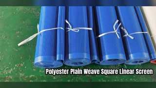 Kağıt Yapımı için Düz Dokuma Polyester Hasır Konveyör Bant