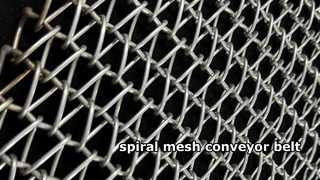 Bisküvi Fırını Fırını için Gıda Sınıfı Paslanmaz Çelik 304 Metal Konveyör Zinciri Örgü Hasır Kemer