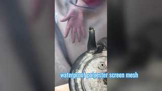 Su geçirmez 65 Mikron Siyah Renkli Polyester Ekran Mesh