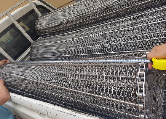 Yüksek Sıcaklık Metal Örgü Kemer Temizleme Kurutma Gıda Çay Meyve Sebze