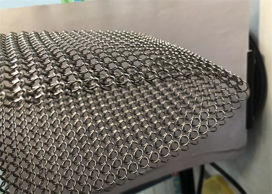 İyi bir fiyat. Kesme Önleyici 304SS 316SS Esnek Ringmesh Chainmail Korozyona Dayanıklı çevrimiçi