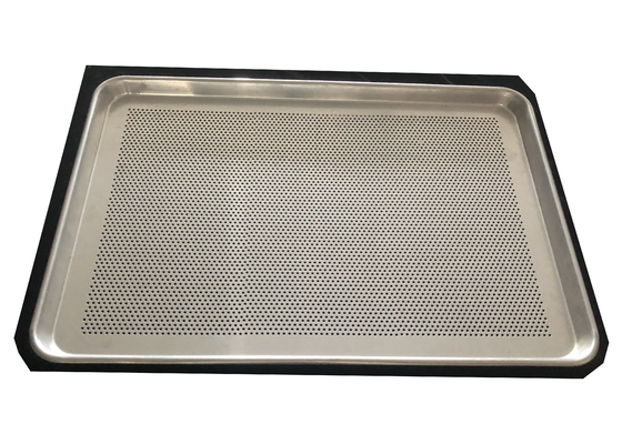 İyi bir fiyat. 60x40cm Gıda Sınıfı Delikli Alüminyum Fırın Tepsisi Pan Sac Aşınma direnci çevrimiçi