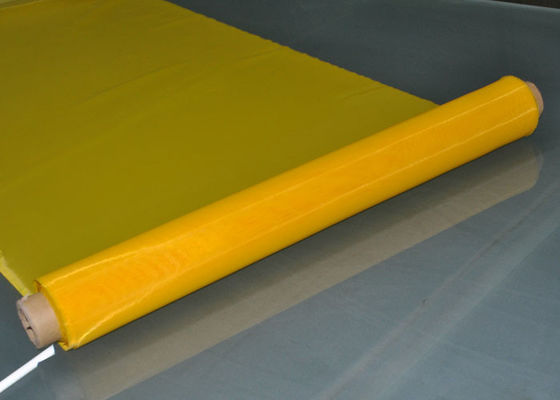 53T 55 Mikron Polyester Cam için ekran baskı ağı 165cm Genişlik