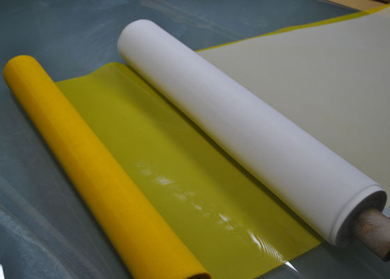 Sarı 50in 72T 55 Mikron Polyester Serigrafi Baskı Örgüsü