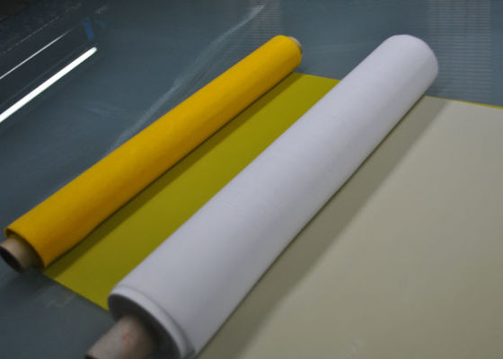 Beyaz% 100 Polyester Serigrafi Mesh 45 İnç Boyut, 80T-48 Sayım