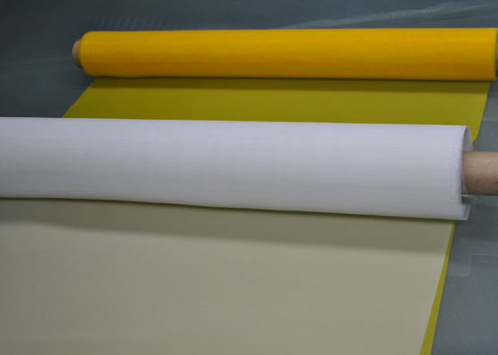60 Mikron 100T-40 Polyester ekran baskı ağı 127cm Genişlik