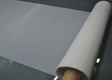 İyi bir fiyat. PCB Baskı / Filtrasyon için Düşük Esneklik Beyaz Polyester Cıvata Bezi 60 Mesh çevrimiçi
