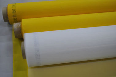 İyi bir fiyat. Sarı Renk ile Seramik Baskı için 77T% 100 Polyester Serigrafi Mesh çevrimiçi