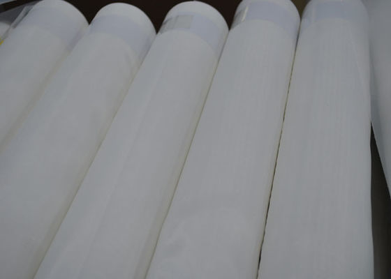 Tekstil Baskı için Beyaz ve Sarı DPP 72T Polyester Serigrafi Mesh