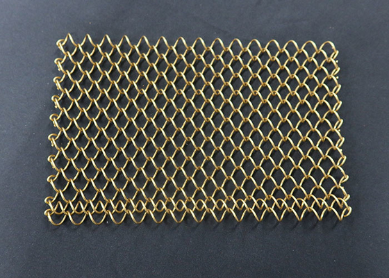 İyi bir fiyat. Kapalı Tavan İçin Hafif 1.2mm Zincir Bağlantı Perdesi Dekoratif Alüminyum Metal çevrimiçi