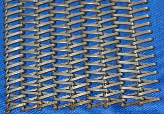 Aisi 430 Dökme Fırın Camı için Metal Tel Ağı Paslanmaz Taşıyıcı Kemeri