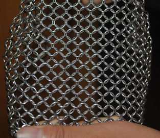 İyi bir fiyat. 304 Paslanmaz Çelik Chainmail Scrubber Mutfak Dökme Demir Donanım Temizleyici 7 * 7 inç çevrimiçi