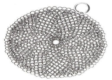 İyi bir fiyat. Paslanmaz Yuvarlak Dökme Demir Tencere için Mutfak 316L Chainmail Scrubber çevrimiçi