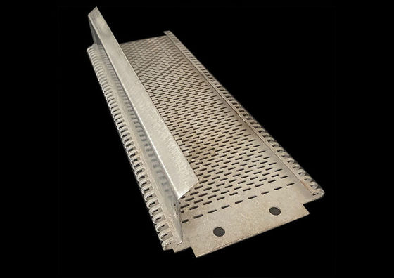Endüstriyel tünel fırını Metal Paslanmaz Çelik 304 Baffle Plate Link Chain Perforated Plate Conveyor Mesh Belt ss316