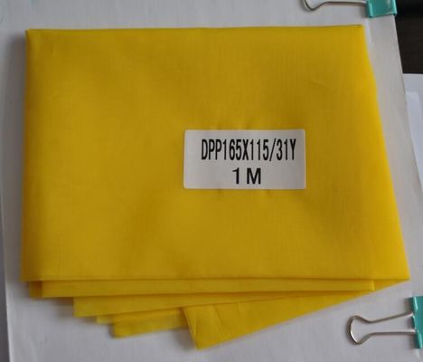 Serigrafi Baskı Monofilament Polyester Hasır, 165T -31 Çekme Cıvata Bezi Sarı