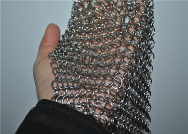İyi bir fiyat. Toksik Olmayan, Dökme Demir Temizleyici ile Kare Paslanmaz Çelik Chainmail Scrubber çevrimiçi