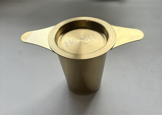 İyi bir fiyat. Özel Altın Paslanmaz Çelik 304 Çay Filtresi Süzgeç Tekrar Kullanılabilir Metal Çay Filtresi Infuser çevrimiçi