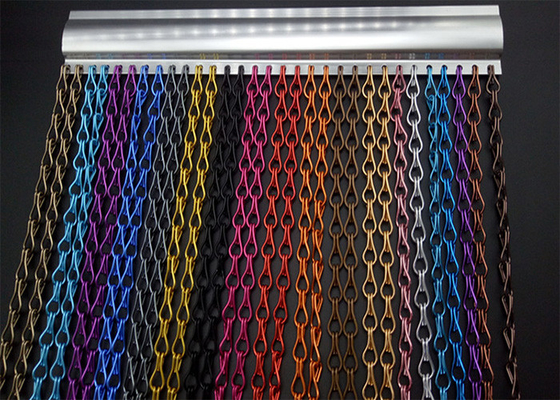 İyi bir fiyat. Metal Asılı Zincir Bağlantı Perde Çift Kanca 90x210cm Özel Renk çevrimiçi