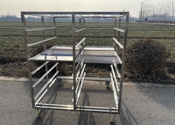 Customzied Boyut Paslanmaz Çelik 304 316 Tabak Taşıma ve Kurutma için Eşleşen Tabaklı Taşıma Taşıma